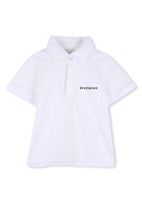 Polo con logo GIVENCHY KIDS | H3120410P